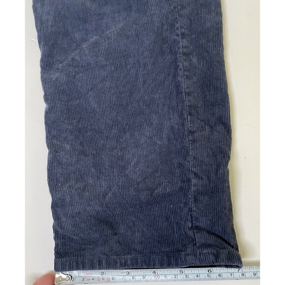 Brooks brothers pants Mens Red fleece Corduroy flat front straight Navy 31x30 - Picture 7 of 8